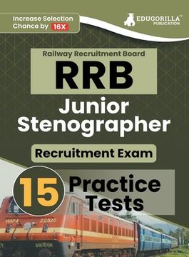 portada RRB Junior Stenographer Recruitment Exam Book 2023 (English Edition) Railway Recruitment Board 15 Practice Tests (2200+ Solved MCQs) with Free Access (en Inglés)
