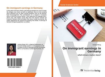 portada On immigrant earnings in Germany