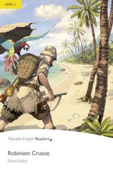 portada Robinson Crusoe, Level 2, Penguin Readers (Penguin Readers, Level 2) (en Inglés)