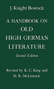 portada A Handbook on old High German Literature (en Inglés)