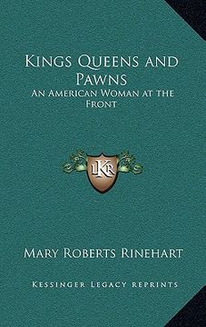 portada kings queens and pawns: an american woman at the front (in English)