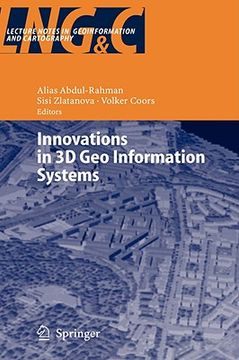 portada innovations in 3d geo information systems (en Inglés)