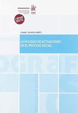 portada La Nulidad de Actuaciones en el Proceso Social (in Spanish)