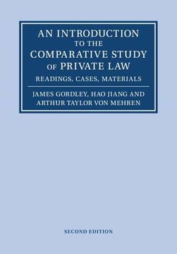 portada An Introduction to the Comparative Study of Private law (in English)