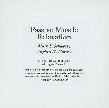 portada Passive Muscle Relaxation: A Program for Client use (in English)