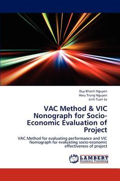 portada vac method & vic nonograph for socio-economic evaluation of project (en Inglés)
