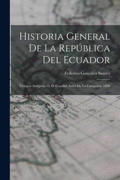 portada Historia General de la Republica del Ecuador