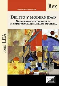 portada Delito y Modernidad (in Spanish)