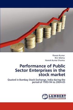 portada performance of public sector enterprises in the stock market (en Inglés)