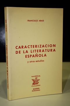 portada Caracterizacion de la Literatura Española y Otros Estudios