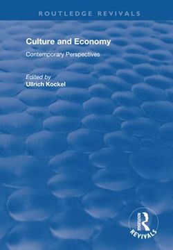 portada Culture and Economy: Contemporary Perspectives (en Inglés)