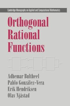 portada Orthogonal Rational Functions (Cambridge Monographs on Applied and Computational Mathematics) (en Inglés)
