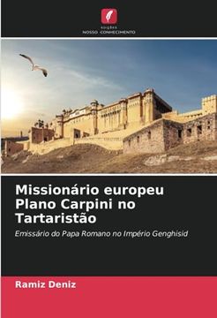 portada Missionário Europeu Plano Carpini no Tartaristão