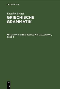 portada Griechisches Wurzellexikon, Band 2 (in German)
