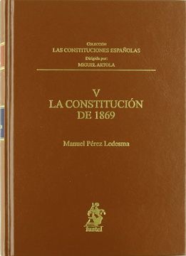 portada Constitucion De 1869 Tomo V,La