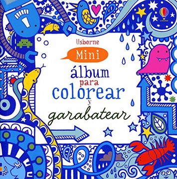 portada Mini Álbum Para Colorear y Garabatear (Azul)
