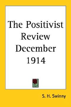 portada the positivist review december 1914 (in English)