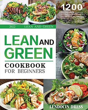 portada Lean and Green Cookbook for Beginners 2022 (en Inglés)