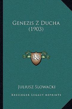 portada Genezis Z Ducha (1903) (en Polaco)