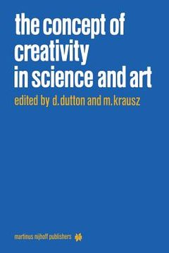 portada The Concept of Creativity in Science and Art (en Inglés)