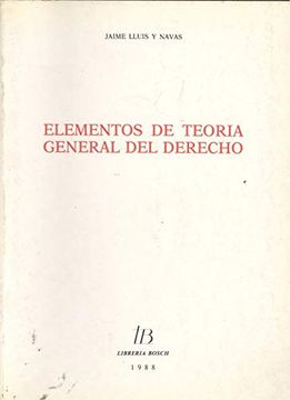 portada Elementos de Teoria General del Derecho