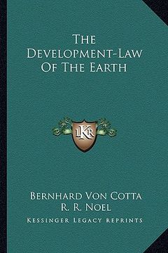 portada the development-law of the earth (en Inglés)