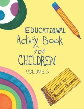 portada Educational Activity Book for Children Volume 3