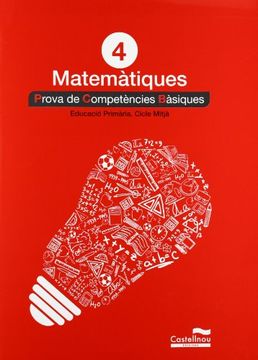 portada Matemàtiques, 4 Educació Primària. Prova de Competències Bàsiques (en Catalá)