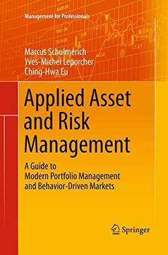 portada Applied Asset and Risk Management: A Guide to Modern Portfolio Management and Behavior-Driven Markets (Management for Professionals) (en Inglés)