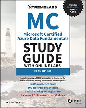 portada Microsoft Certified Azure Data Fundamentals Study Guide: With Online Labs: Exam Dp-900 