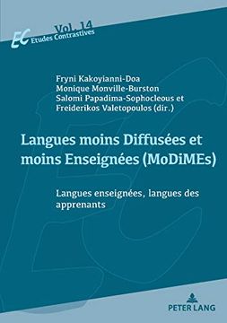 portada Langues Moins Diffusees et Moins Enseignees (Etudes Contrastives (en Inglés)