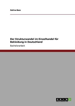 portada Der Strukturwandel im Einzelhandel für Bekleidung in Deutschland (German Edition)