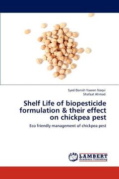 portada shelf life of biopesticide formulation & their effect on chickpea pest (en Inglés)