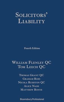 portada The Law of Solicitors' Liabilities (en Inglés)