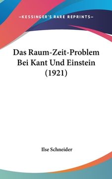 portada Das Raum-Zeit-Problem Bei Kant Und Einstein (1921) (in German)