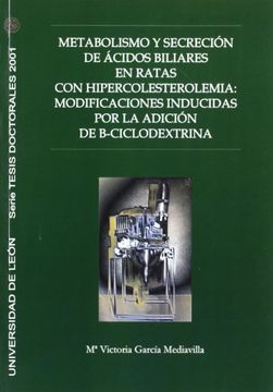 portada Metabolismo y Secrección de los Ácidos Biliares en Ratas (in Spanish)