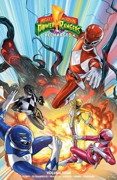 portada Mighty Morphin Power Rangers: Recharged Vol. 4 (en Inglés)
