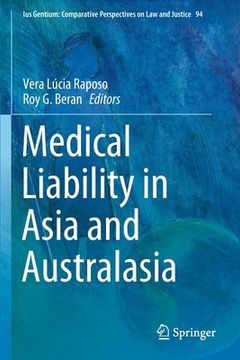 portada Medical Liability in Asia and Australasia (en Inglés)