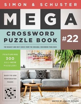 portada Simon & Schuster Mega Crossword Puzzle Book #22 (22) (S&S Mega Crossword Puzzles) (en Inglés)