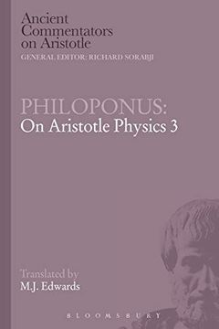 portada Philoponus: On Aristotle Physics 3 (Ancient Commentators on Aristotle) (en Inglés)