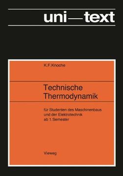 portada Technische Thermodynamik: für Studenten des Maschinenbaus und Elektrotechnik ab 1. Semester (uni-texte) (German Edition)