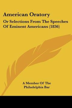 portada american oratory: or selections from the