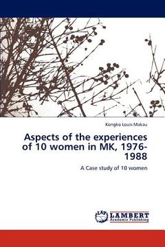 portada aspects of the experiences of 10 women in mk, 1976-1988 (en Inglés)