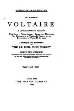 portada The Works of Voltaire, a Contemporary Version with Notes. Vol VIII (en Inglés)