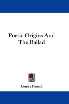 portada poetic origins and the ballad (en Inglés)