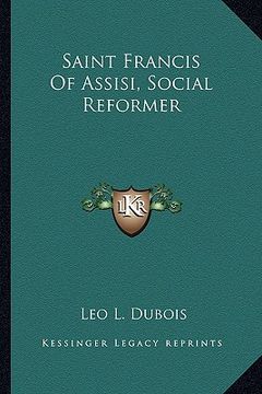 portada saint francis of assisi, social reformer (in English)