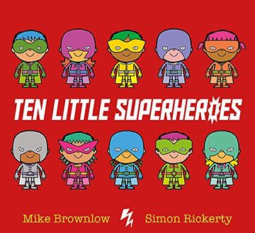 portada Ten Little Superheroes (in English)