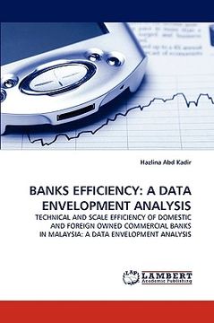 portada banks efficiency: a data envelopment analysis