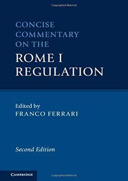 portada Concise Commentary on the Rome i Regulation 