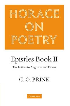 portada Horace on Poetry Paperback (Brink: Horace on Poetry) (en Inglés)